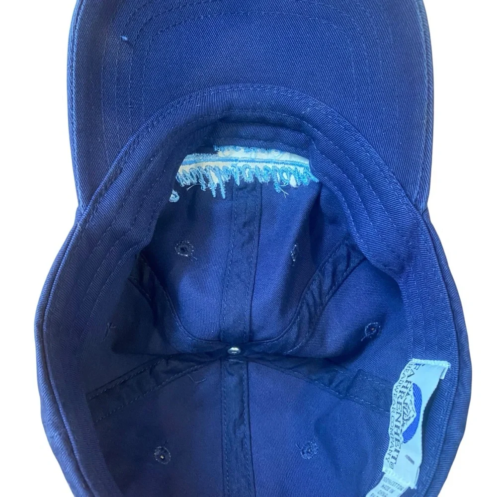 Vintage SMITHSONIAN Institution One Size Blue Logo Strapback Hat Baseball Cap
